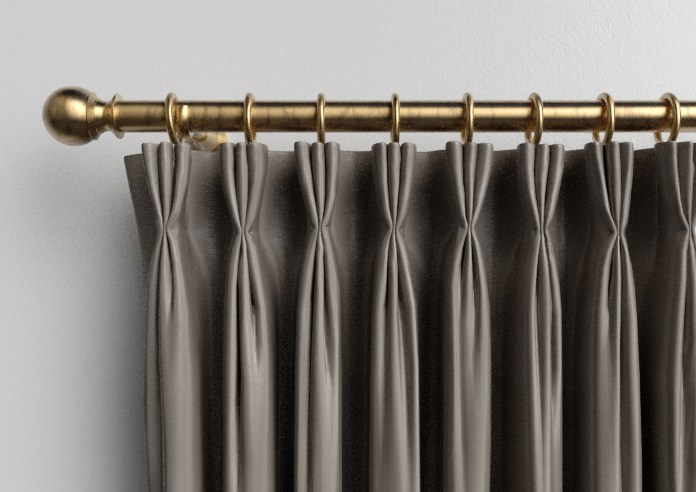 Akoya Faux Silk, Lustre Gunmetal Grey - Made to Measure Curtain - Image 11